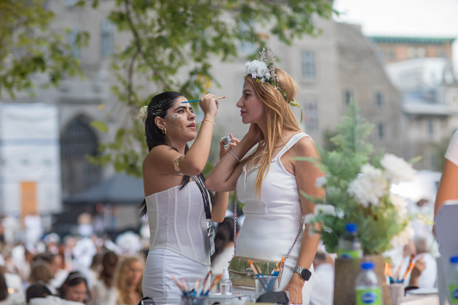 artistes au Dîner en blanc