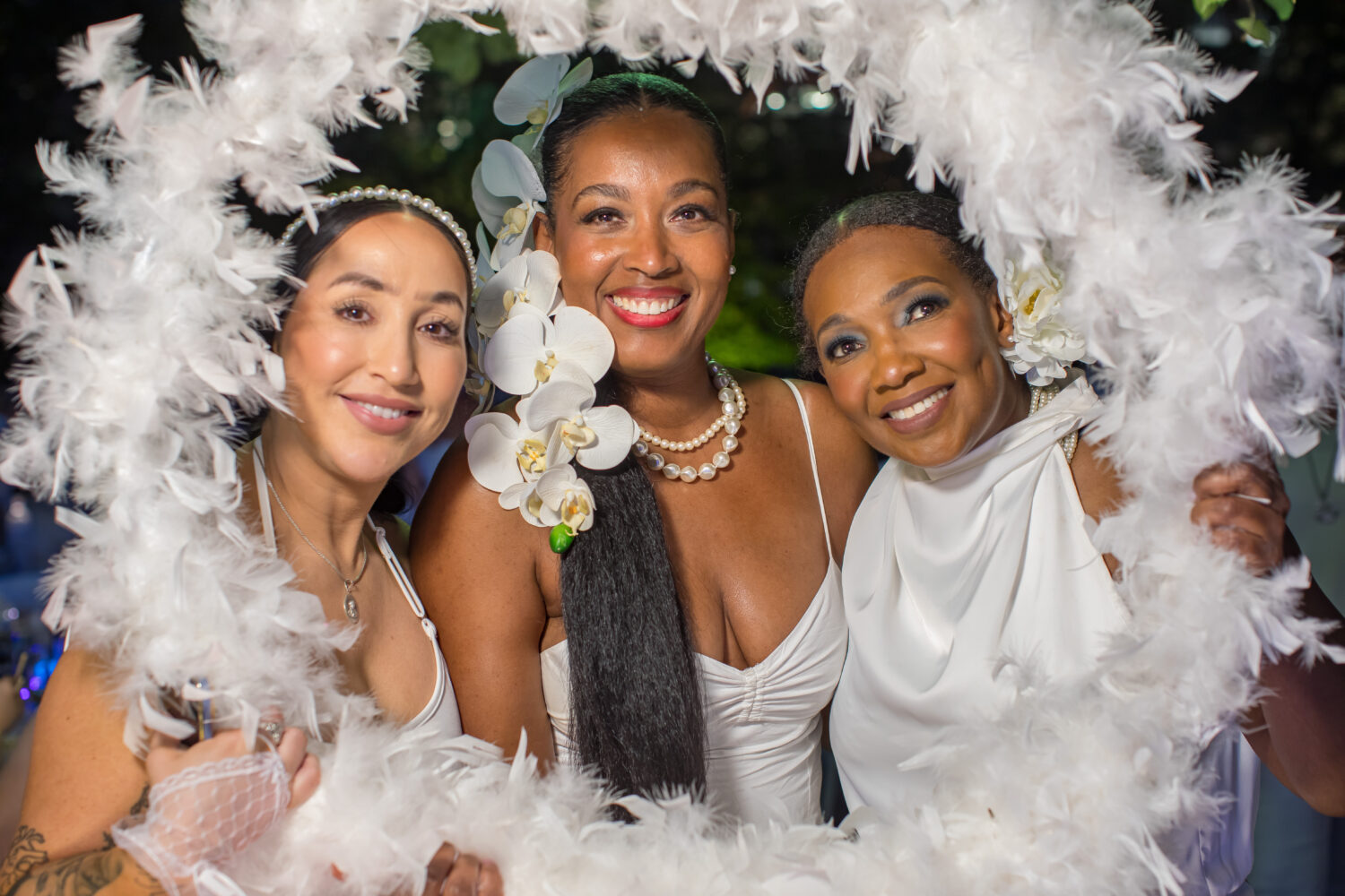 participantes au dîner en blanc