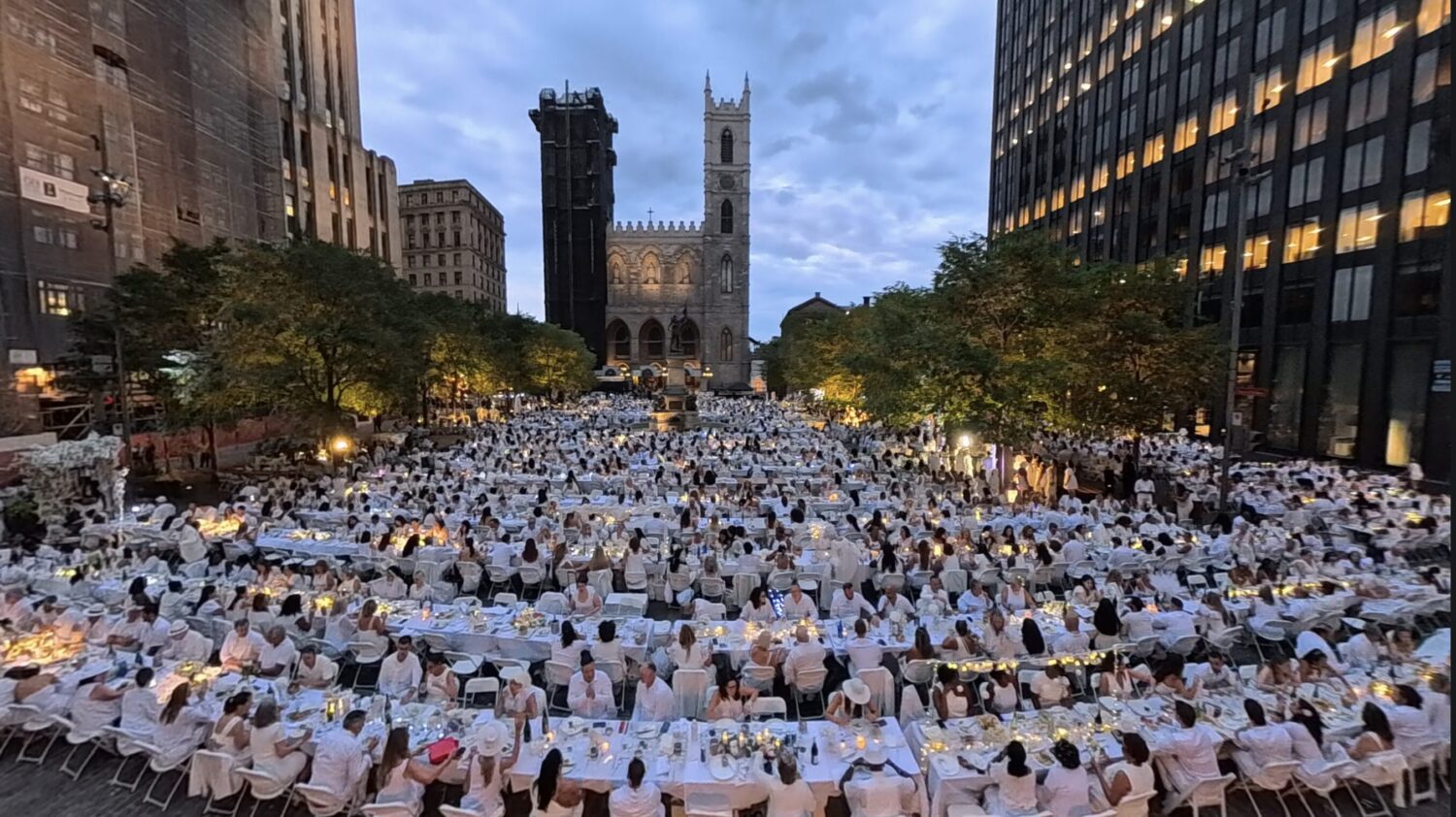le Dîner en Blanc à Montréal