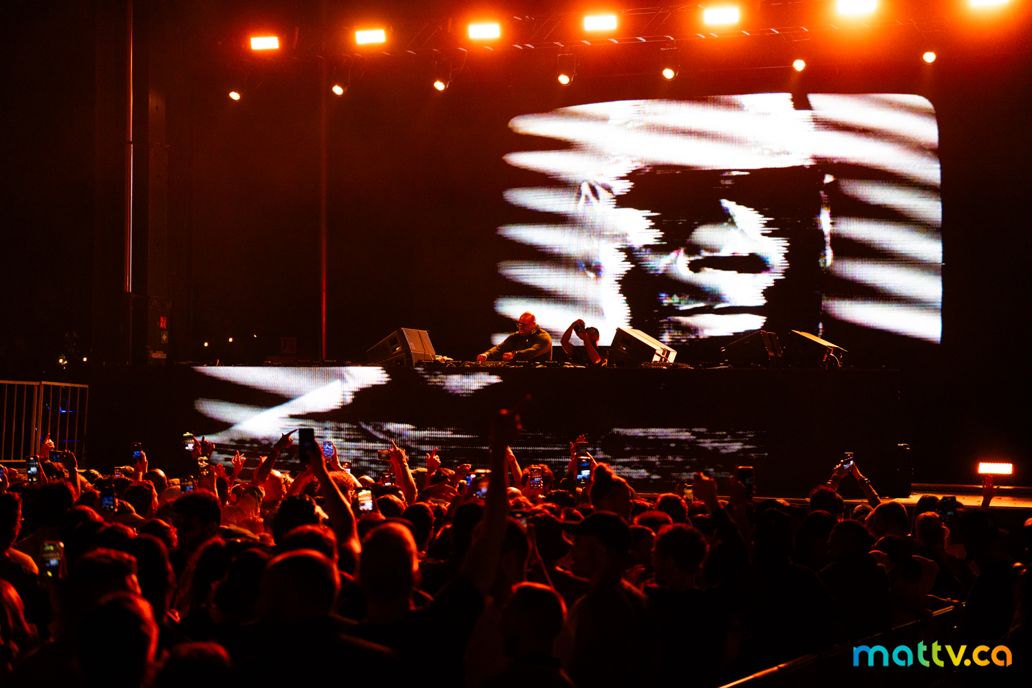 foule pour Carl Cox 