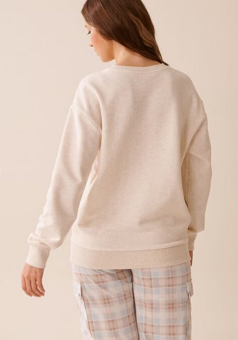 combine beige pour dormir de dos