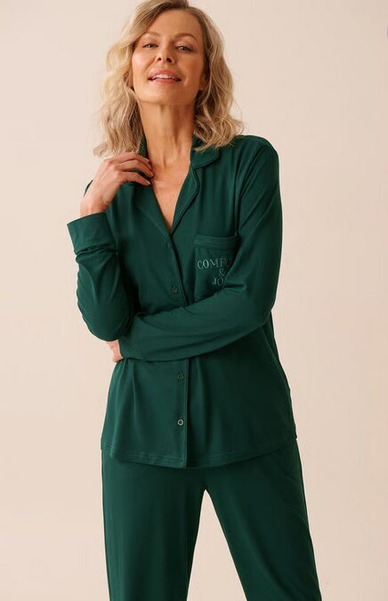 ensemble Peachy Dream en vert forêt ultra doux .