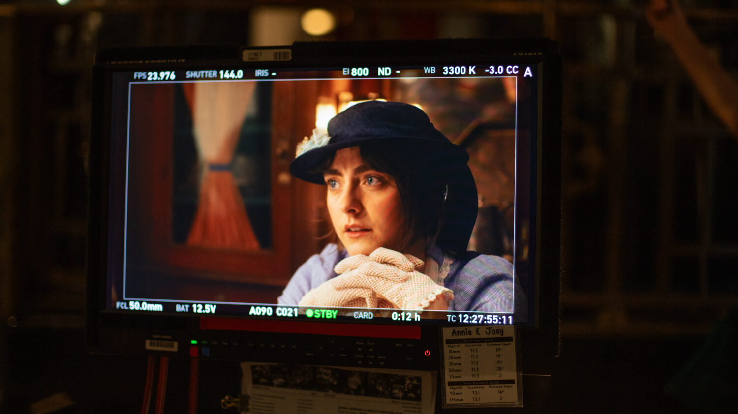 Écran avec Annie et Joey