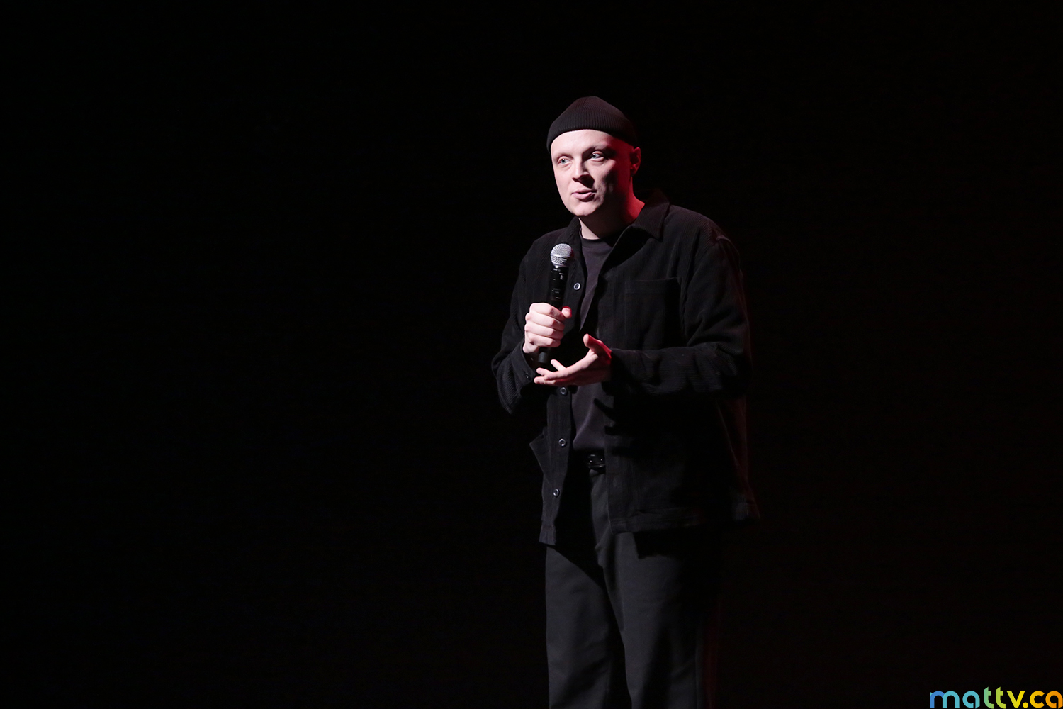 Charles Pellerin sur la scène