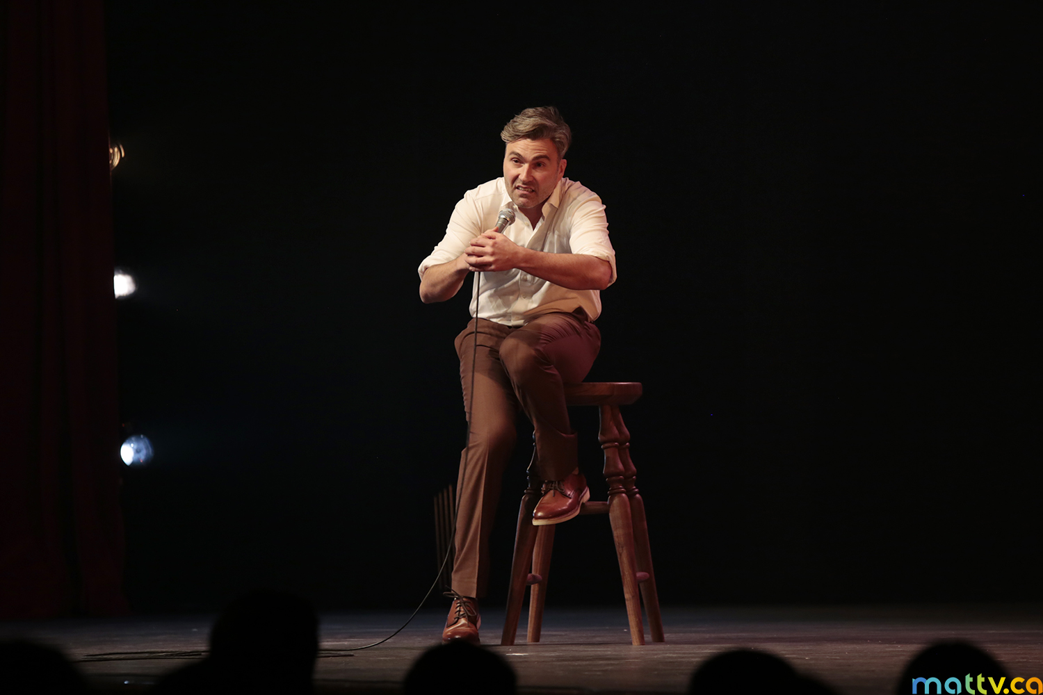 Simon Gouache à son 4e one man show