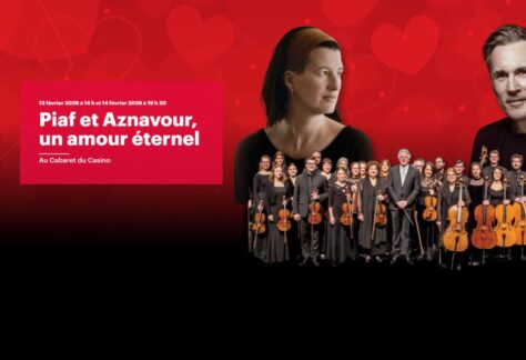 cover Piaf et Aznavour casino