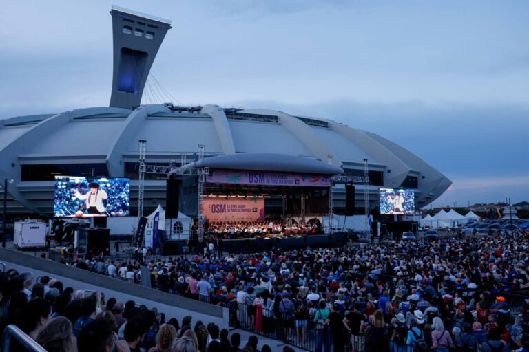 L’OSM à l’Esplanade du Parc olympique!