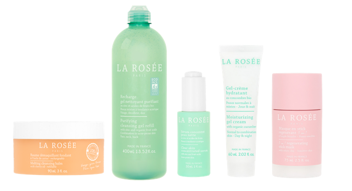 Nettoyants pour le visage Rosée